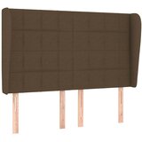  Krevet s oprugama i madracem tamnosmeđi 140 x 190 cm od tkanine | shoptok.hr
