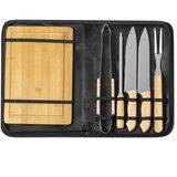  SET ZA ROŠTILJ SA DASKOM ZA REZANJE CRNI | Shoptok.si