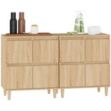  Komoda 2 kom boja hrasta sonome 60x35x70 cm konstruirano drvo | shoptok.hr