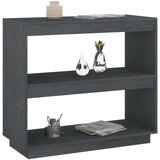vidaXL Ormarić za knjige sivi 80 x 35 x 71 cm od masivne borovine | shoptok.hr