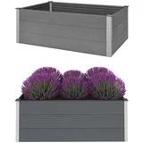 Visoka greda WPC 150x100x54 cm siva