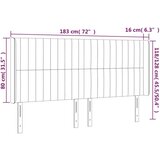  Posteljno vzglavje roza 183x16x118/128 cm žamet, (20954567) | Shoptok.si