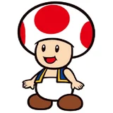 Super Mario Bros Toad 3D cushion
