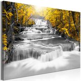  Slika - Cascade of Thoughts (1 Part) Wide Yellow 120x80 Cijene
