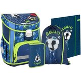 Spirit Ergonomska šolska torba, nahrbtnik Football goal 4-delni set | Shoptok.si