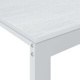 Stol za računalo bijeli 110 x 60 x 73 cm od iverice | shoptok.hr