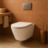  WC školjka viseća bez ruba + sporospuštajuće WC sjedalo | shoptok.hr