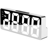 INF Večnamenska LED digitalna budilka s temperaturo in dremežem White, (5000215946) Cene