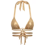 Moda Minx Bikini gornji dio zlatna