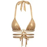 Moda Minx Bikini zgornji del zlata