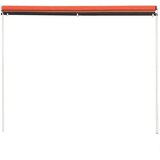 Tenda na uvlačenje 400 x 150 cm narančasto-smeđa | shoptok.hr