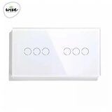 Wise prekidac na dodir - 6 tastera - stakleni panel beli | ePonuda.com