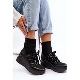 Boto Women's Wedge Boots with Sock Black Helladina | shoptok.hr