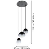 Eglo Viseća lampa aguilares 900196 | Eponuda.com