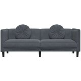  Trosjed s jastucima tamnosivi baršun | shoptok.hr