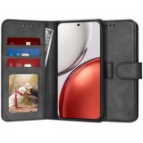 Techsuit Diary Book preklopna maska za Honor Magic8 Lite -crna | shoptok.hr