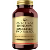 Solgar Omega 3-6-9 iz lanenega, boraginega in ribjega olja - 120 mehk. kaps.