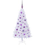  Umjetno božićno drvce Bijela 120 cm PVC i čelik | shoptok.hr