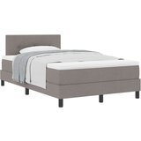 Box Spring Krevet s Madracem Taupe 120x190 cm Tkanina | shoptok.hr