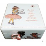  Personalizirana škatla spominov za deklice – Popolno darilo za rojstvo, krst ali prvi rojstni dan - 2. - 16513 | Shoptok.si