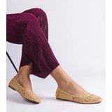 Gemre Beige woven ballet flats Salinela | shoptok.hr