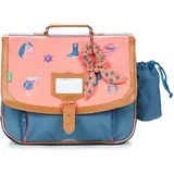 JANE CARTABLE 38 CM POCHE GOURDE Ružičasta