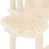 Penjalica za mačke sa stupovima za grebanje krem 191 cm | shoptok.hr
