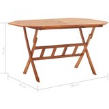  vrtni stol 135 x 85 x 75 od masivnog bagremovog drva | shoptok.hr