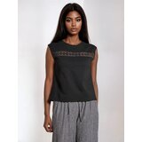 Sinsay Bluza s rupičastim umetkom | shoptok.hr