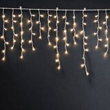 Phenom 59770W – Božićne LED lampice zavjesa 15 m, 600 LED, toplo bijele, 8 programa, timer, IP44, prozirni kabel Cijene