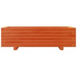  Vrtna sadilica voštano smeđe boje 90x40x26,5 cm od borovine | shoptok.hr
