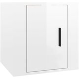  Zidni TV ormarići 2 kom visoki sjaj bijeli 40 x 34,5 x 40 cm | Eponuda.com