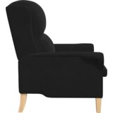  fotelj, žamet, črna | Shoptok.si