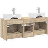  Set ormarića za kupaonicu 3 kom. Hrast sonoma Smeđa 49,5 x 41 x 62,5 cm | Shoptok.si