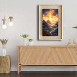 WALLXPERT Ahsakca - 044 Višenamenska Dekorativna Slika u Ram | Eponuda.com