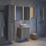  Set ormarića za kupaonicu 5 kom. Siva Sonoma Konstruirano drvo | shoptok.hr