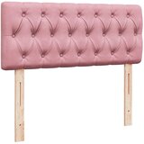  Otomanski krevet madracem i LED ružičasti 120x190 cm baršun | Eponuda.com