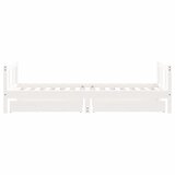  Okvir za dječji krevet s ladicama bijeli 90x190 cm od borovine | shoptok.hr