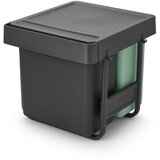 Brabantia Mentol zelena/tamno siva plastična kanta za smeće za odvojeni otpad/ugradbena 40 l Sort&Go – | shoptok.hr