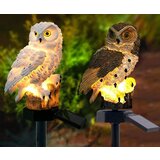 Venisymlis Owl Shape Luč Led Zunanja Solarna Vrtna Vodoodporna Ustvarjalna Energijsko Varčna Svetilka Travna Vrt Dekoracija Okrasna Lanterna Krajinska Luč (Bela, (22068198) Cene