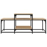  Stolić za kavu boja hrasta 102x60x45 cm konstruirano drvo | shoptok.hr