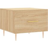 Maison Chic Klubska mizica - kavna mizica - Nizka mizica sonoma hrast 50x50x40 cm inženirski les, (21752741) Cene
