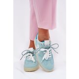 Boto Low Women's Sports Shoes In Leopard Print Mint Zelevelis | Shoptok.si