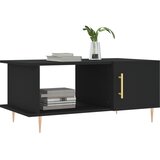  Stolić za kavu crni 90x50x40 cm od konstruiranog drva | Eponuda.com