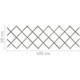  Rešetkaste ograde 5 kom sive od masivne jelovine 180 x 60 cm | shoptok.hr