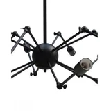 82 visilica 12*E27 black
