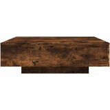  Stolić za kavu s LED svjetlima boja hrasta 100x100x31 cm | shoptok.hr