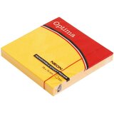 Optima Blok samolepilnih lističev, 75 x 75, 100 listov, neon oranžen Cene