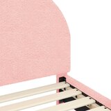  za djecu s uzglavljem Ružičasta 80 x 160 cm Bouclé | shoptok.hr