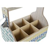  Stalak za boce DKD Home Decor 27 x 16 5 x 25 cm Plava Turkizno Drvo MDF (2 kom.) | shoptok.hr